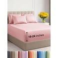 thumbnail image 1 of Juego de sábanas CGK Unlimited Extra Deep Queen Baby Pink, 6 piezas, 1 of 8