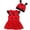 2PCS Ladybird, variant on WIBACKER 3-6M Baby Girls Polka Dots Ladybug Dress Up Costume with Hat Birthday Halloween Christmas Fancy Party Outfit