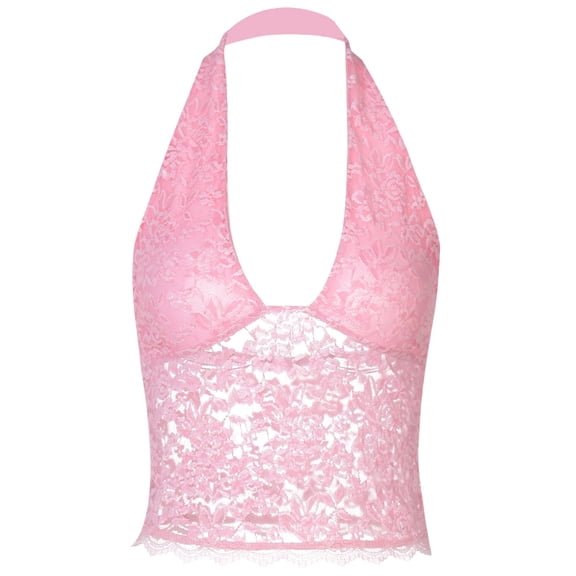 Fgnfyis Summer Tops for Women Stylish Sleeveless Tank with Neck Design for Summer Fall Womens Tops Pink M