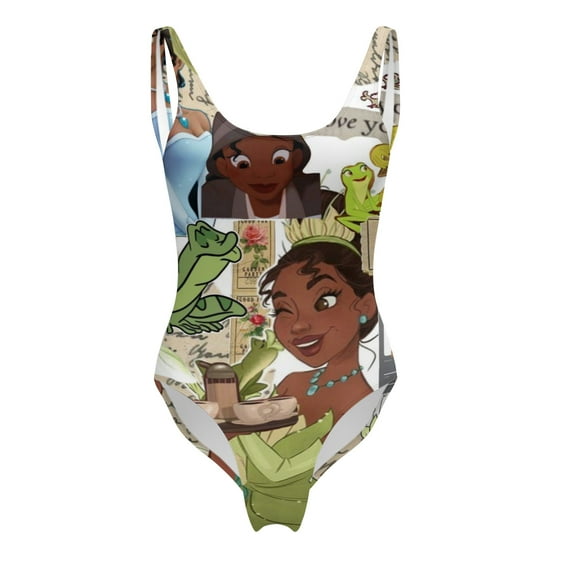 Tiana Theme Women's One-Piece Coverage Swimsuit