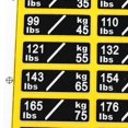 thumbnail image 4 of 1sheet Weight Sticker Labels For Gym Equipment Accessories Power Equipment Label Shytmv, 4 of 4