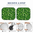 thumbnail image 6 of Xecao Happy St. Patrick's day for Foldable Car Sun Shades (2-Pack) offer sun protection with an easy-fold design for convenient windshield shading., 6 of 7