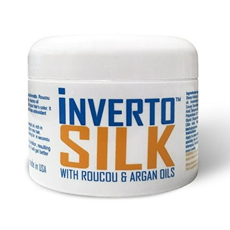 Inverto Silk Mask with Natural Organic Argan & Roucou Oils 240ml Deep hydrating to restore and strengthen weak, damaged, and brittle