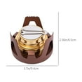 thumbnail image 3 of Portable Camping Stove Alcohol Cooking Burner, Windproof Sturdy Durable Small Single Ethanol Burner Stainless Steel, for Emergency, Outdoor, Hiking, Picnic(Bronze), 3 of 8