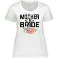 thumbnail image 3 of Inktastic Mother of the Bride with Flower Illustration Women's Plus Size T-Shirt, 3 of 5