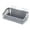 light gray, variant on kladzum Hanging Shower Caddy, Kitchen Bathroom Wall Storage Shelf Hanging Rack Corner Basket Organizer, Bathroom Shelves