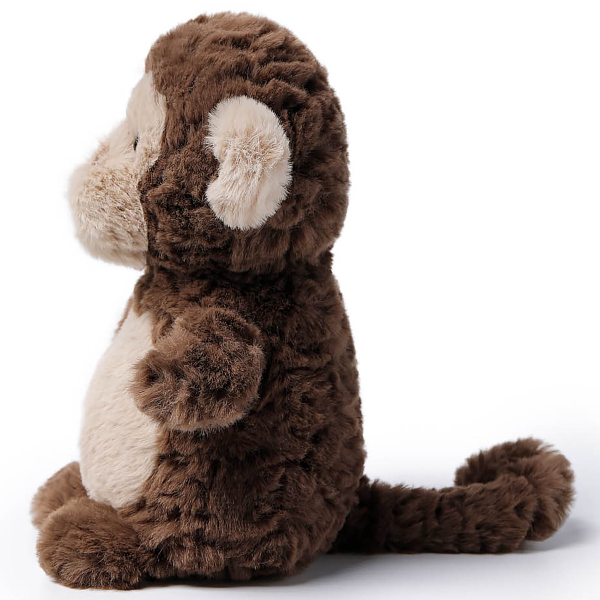 McHugs: Kindergarten Series - Little Naughty Monkey - 7" Brown Stuffed Animal Plush, Soft Weighted Cuddle Toy, Cozy Play Companion, Baby-Toddler-Kids