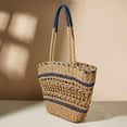 thumbnail image 4 of Kukuzhu Women's Straw Tote Bag Woven Straw Shoulder Bag Hollow Straw Rattan Woven Handbag Summer Beach Bag, 4 of 5