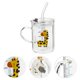 thumbnail image 5 of ColoMX 1 UNID CUP DE CRISTAL DECORATIVO TAZA PRÁCTICA TAZA DE AGUA DURADABLE TAZA DE PEQUEÑA PARA NIÑOS, 5 of 7