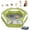 Green+Pad, variant on Pawaboo 2-in-1 Small Animals Playpen with Pad, Waterproof Small Pet Cage Tent, Portable Outdoor Yard Fence with 3 Metal Rod for Chick/Kitten/Puppy/Guinea Pig/Rabbits/Chinchillas, Gray