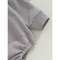thumbnail image 6 of Bagilaanoe Newborn Baby Boys Oversized Romper Sweatshirt Long Sleeve Bodysuits Letter Print Pullover 3M 6M 12M 18M Infant Casual Tee Tops, 6 of 8