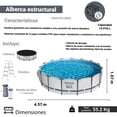 thumbnail image 2 of Alberca Estructural Circular Familiar Con Bomba 457 Cm Bestway Plástico PVC Resistente, 2 of 4