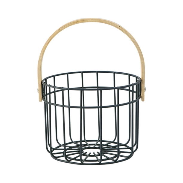 Cesta organizadora para huevos, contenedor de verduras, cesta metálica para frutas, alambre de gallinero Navy S