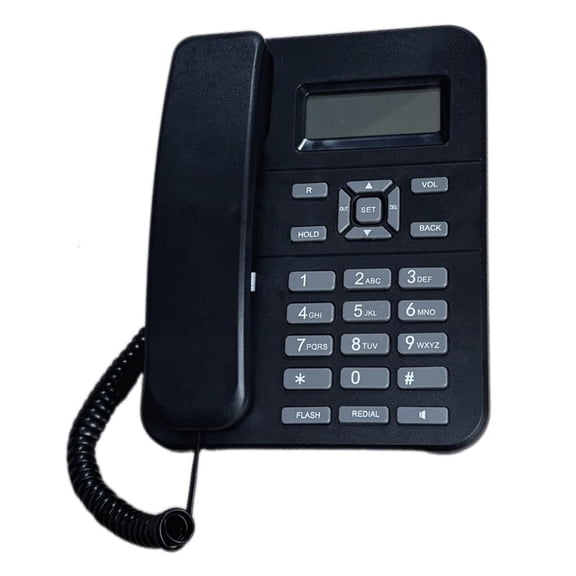 Corded Phone Office Telephone With Caller Display Landline Telephones Big Button
