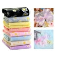 thumbnail image 4 of veasfak 8x Daisy Pattern Mesh Wedding Tulle Background Curtain Dining Table, 4 of 9