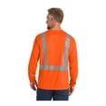 thumbnail image 2 of CornerStone ANSI 107 Class 2 Mesh Long Sleeve Tee | Reflective Safety T-Shirt for Men & Women, Comfortable High Visibility Clothing, 2 of 4