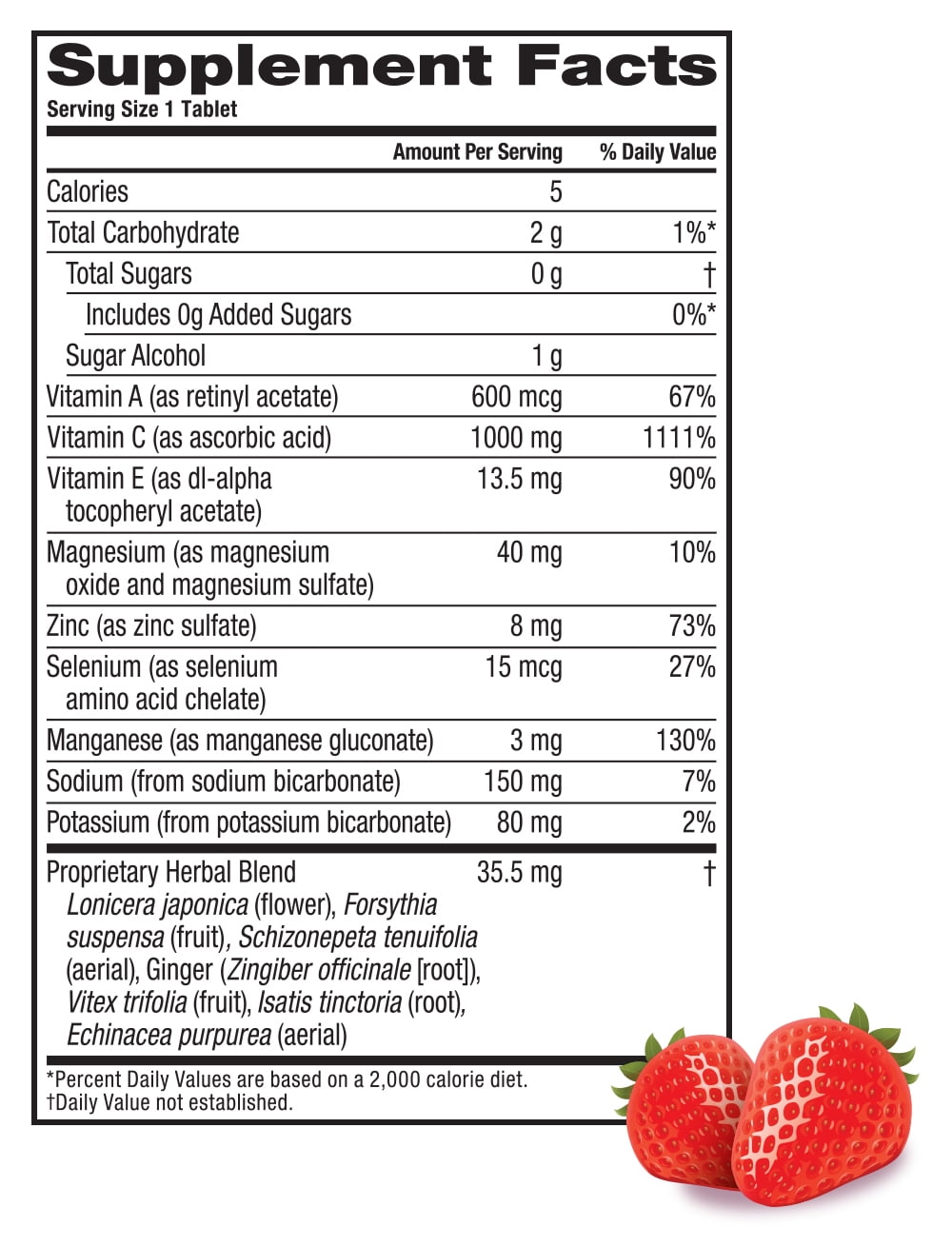 Airborne Very Berry Effervescent Tablets, 36 count - 1000mg of Vitamin C - Immune Support Supplement (Packaging May Vary)