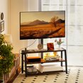 thumbnail image 2 of HOMCOM Support TV Pivotant avec Rangement pour Téléviseurs de 32 à 70 Pouces, 2 of 10