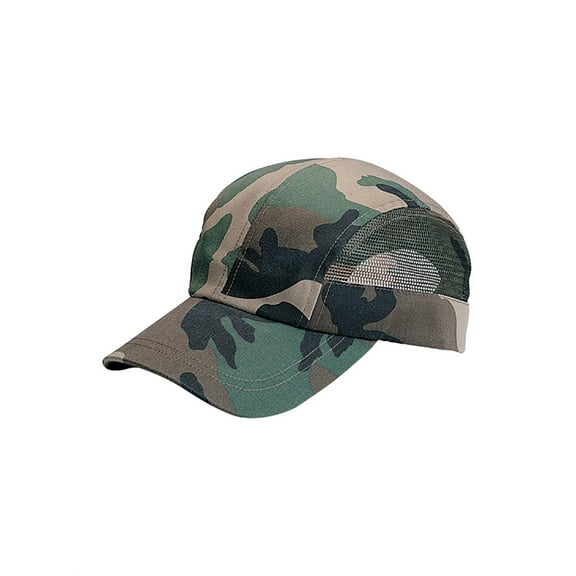 Top Headwear Camouflage Twill & Mesh Washed Cap