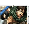 thumbnail image 3 of Attack on Titan: Season 2 - Intense Wall Poster with Pushpins, 22.375" x 34", 3 of 3