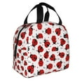 thumbnail image 2 of Sikiie Ladybug And Heart Lunch Bag for Women & Men Adult Insulated Lunch Box, Food Lunch Containers Lunch Tote Bags for Work, Travel, Outdoor, 2 of 8