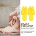 thumbnail image 5 of WSTEER 4 Pairs Salon Slippers Guest Disposable Slippers Hotel Slippers Pedicure Slippers, 5 of 5