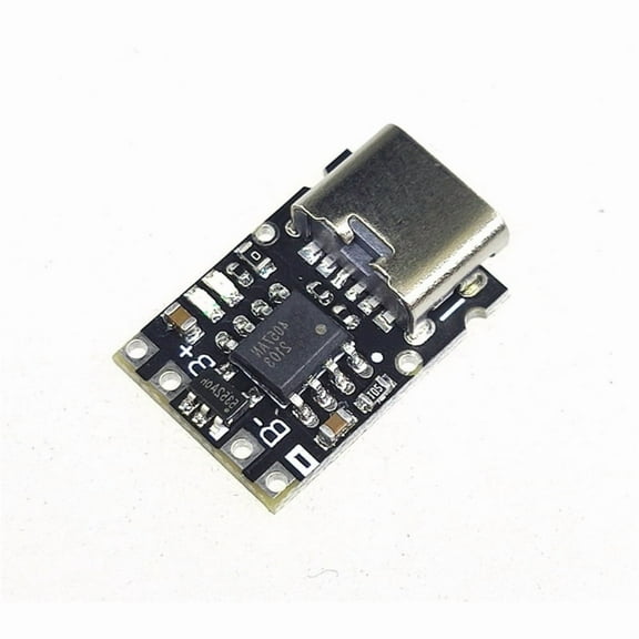 Type C USB 5V 1A TP4057 Lithium Battery Charger Module for 18650 Batteries with Double Protections Charging Board