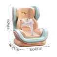 thumbnail image 2 of Doll Car Seat Car Seat with Soft Plush Cushion and Vent Clip, Desktop Stand for Doll Display and Car Ornament for Collectors Plush Doll Seat, 2 of 3