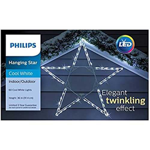 herwinnen Misverstand vertraging Philips Hanging LED Twinkling Star - Cool White - Walmart.com