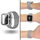 thumbnail image 1 of Correa para Apple Watch compatible con 38mm / 40mm de Silicón + Case Protector de pantalla con Cristal Templado. Mamá Pulpo  Silicón con case, 1 of 6
