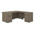 thumbnail image 1 of Pemberly Row 72W L Shaped Desk with Drawers in Modern Hickory - Engineered Wood, 1 of 7