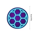 thumbnail image 2 of Decorr 50PCS Neon Soccer Stickers, 1.97" Waterproof Soccer Themed Doodle Decals, Vinyl Neon Football Stickers for Water Bottles, Laptop, Luggage & Car Decor, 2 of 7