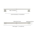 thumbnail image 2 of Asidrama 10 Pack 10 Inch(254mm) Brushed Satin Nickel Kitchen Cabinet Handles, Cabinet Pulls Kitchen Cabinet Hardware for Cupboard Drawer Pulls C73, 2 of 3