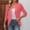 Watermelon Red women's 3/4 sleeve blazer a1, variant on MORESEC Women's Fall Spring 3/4 Sleeve Open Front Solid Casual Blazer CoverUp Cardigan Top Lightweight Kimono Shrug Office Work Outerwear, Mint Green XL