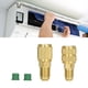 thumbnail image 4 of R410 Adaptador Giratorio Recto, Adaptador de Refrigerante R22 Preciso Cobre de Servicio Pesado R22 1/4 Macho A 1/4 Hurbra para Reparacia de Aire Acondicionado, 4 of 7