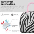 thumbnail image 3 of Insulated Lunch Bag for Women, Floral Print Oxford Fabric Lunch Box, Leakproof Thermal Cooler Tote for Work, School & Picnic, Leopard Animal Print, 3 of 5