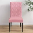 thumbnail image 5 of Chair Covers for Dining Room Set of 4,Christmas Winter Snowflakes Stretch Seat Protector Removable Washable Chairs Slipcovers for Kitchen Banquet Wedding Hotel,Gold and White, 5 of 6