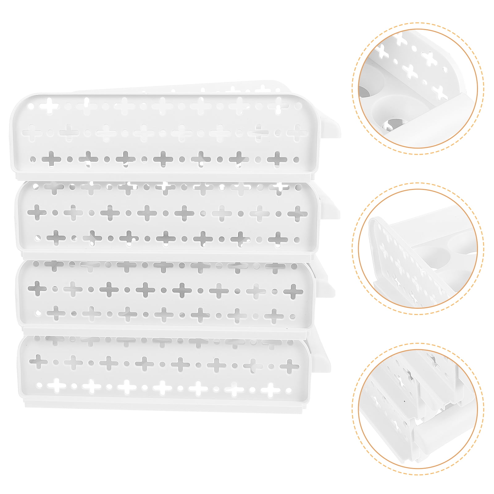 Arborister Stackable Egg Tray Egg Storage Bin Refrigerator Egg Storage Drawer for Home Kitchen ( 4- layer )