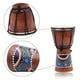 thumbnail image 3 of 4 Inch Compact Size Wooden African Drum Djembe Bongo Hand Drum Percussion Musical Instrument with Colorful Pattern (Patterns Random Delivery), 3 of 4