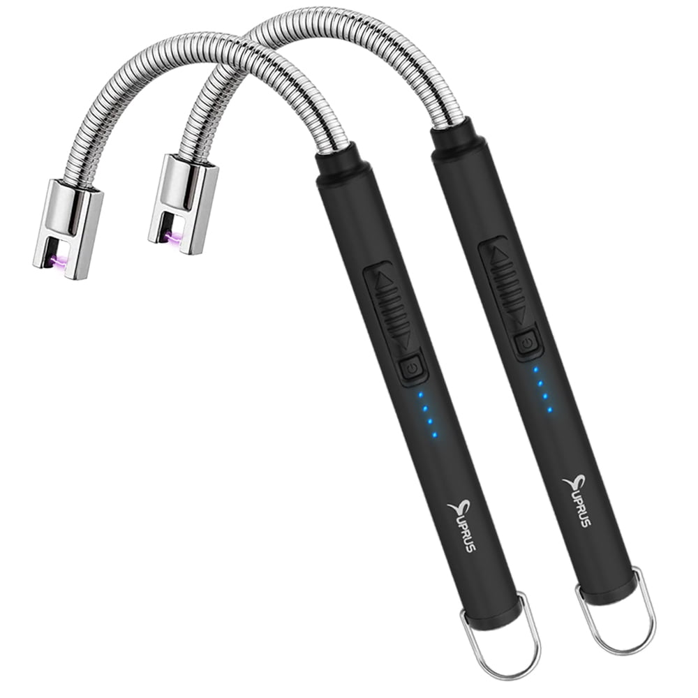 2 Packs Candle Lighter SUPRUS Rechargeable Electric Arc Lighter Triple