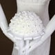 thumbnail image 5 of Ramo de novia con rosa artificial (blanco), 5 of 6