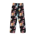 thumbnail image 5 of Xecao Hibiscus Rose Men's Straight Lounge Pajama Pants: The Ultimate in Comfortable Sleepwear, 5 of 9