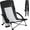 BC-Black, variant on Bigleap Portable Beach Chair, Low Heavy Duty Camping Chair with Carry Bag, Breathable Mesh Lawn Chair for Outdoor, Travel, Festival, Black
