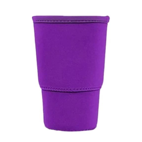 Universal Iced Coffee Sleeve - Upgraded Double Wall Reusable Stainless Steel Holder Sleeves Insulator for Cold Drinks Fits Small Medium Large Cup 500ml