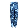 thumbnail image 5 of Camouflage Pants for Women Casual Combat Army Cargo Pants Multi-Pocket Military Tactical Bound Feet Camo Cargo Trouser, 5 of 5