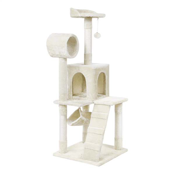 She looks like a rascal and you should name her onion imo lol. yaheetech 51 in cat tree condo scratching post tower beige