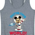 thumbnail image 3 of Mickey & Friends - Outta This World - Women's Racerback Tank Top, 3 of 5