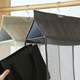 thumbnail image 3 of Electronicheart Thick Non-Woven Material Protector Bag Dustproof Large Capacity ClearHanging Bag Organizer Household Storage Pouch Grey 2 layer, 3 of 6