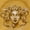 The Medusa, variant on Elephant Stock The Medusa Wall Art - Vertical Canvas Wall Art - Living Room Wall Decor - Fantasy And Sci-fi Canvas - Yellow And Brown Decor - 8" x 12"