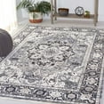 thumbnail image 2 of SAFAVIEH Vintage Persian Jackson Medallion Area Rug, Navy/Ivory, 5'3" x 7'7", 2 of 8